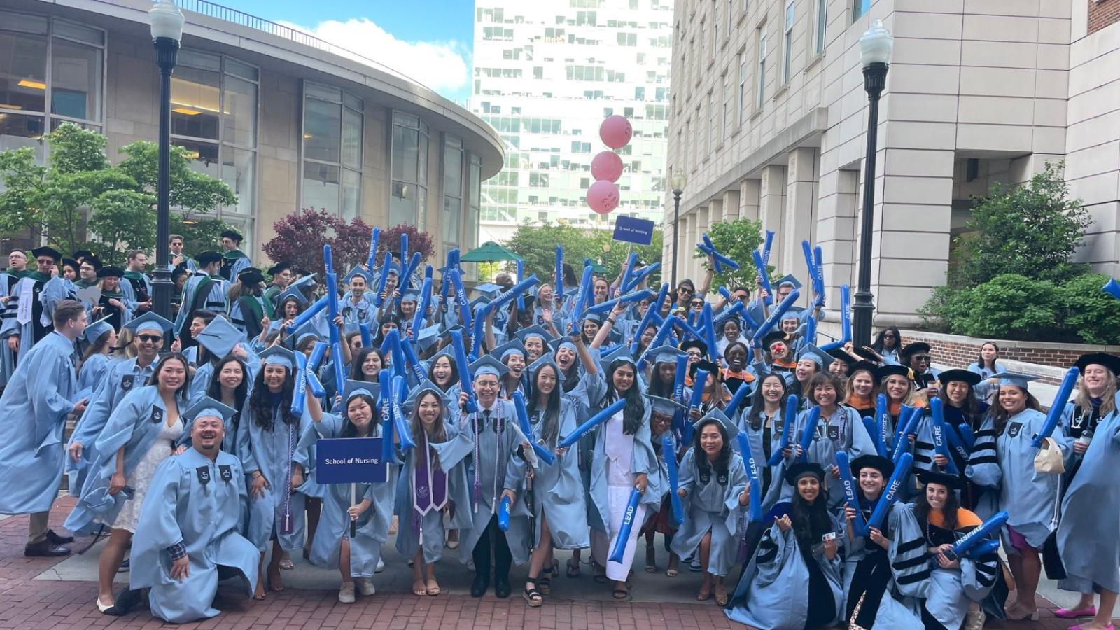 Group shot of 2023 graduates at Commencement