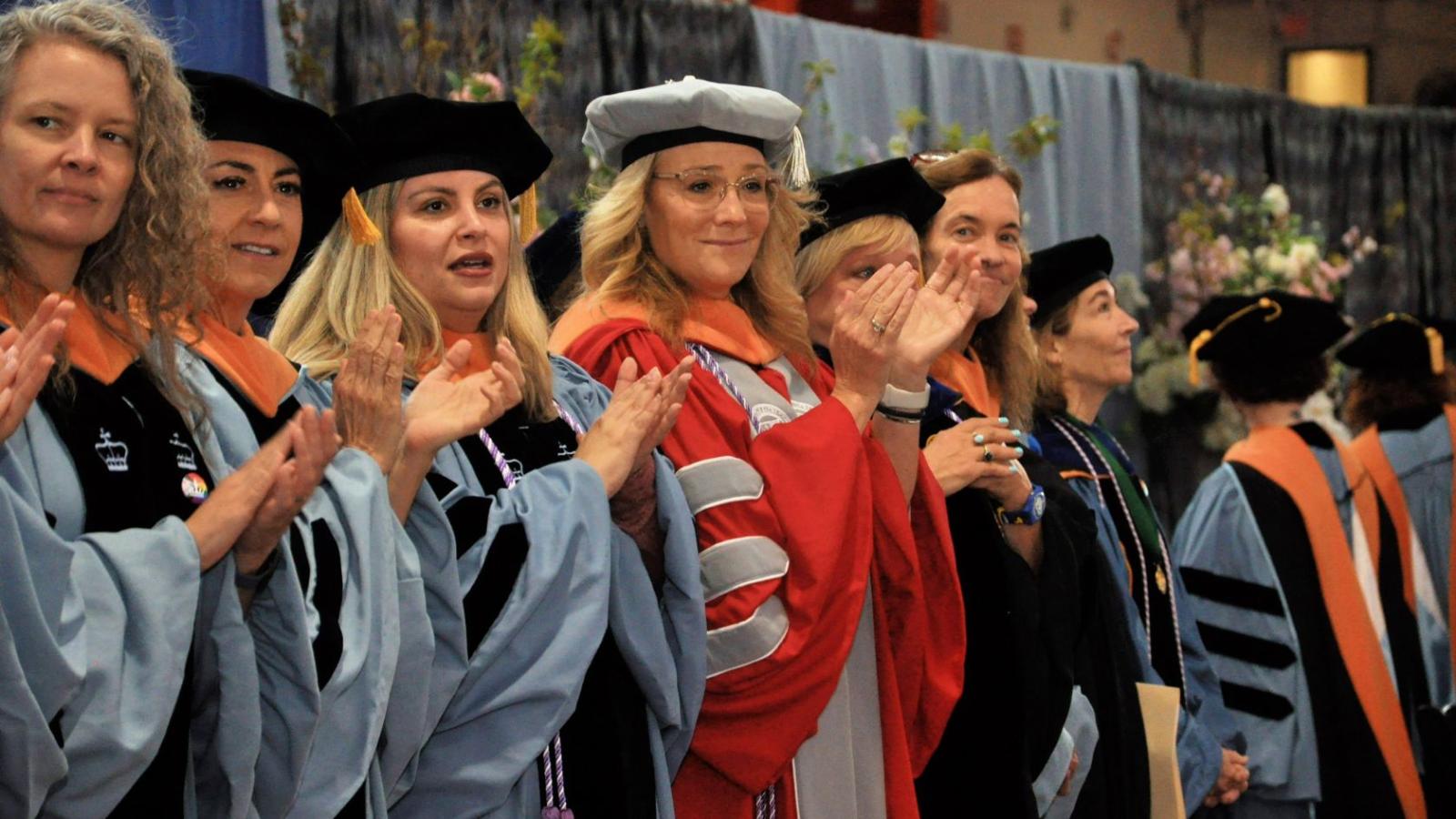 Columbia Nursing faculty at Graduation