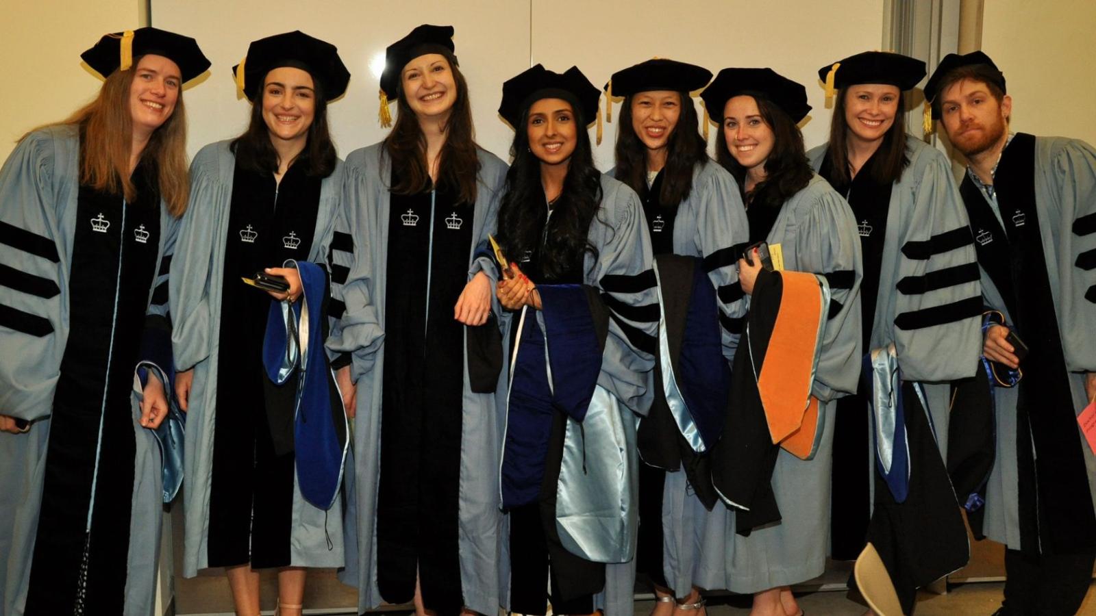 Group photo of students at graduation