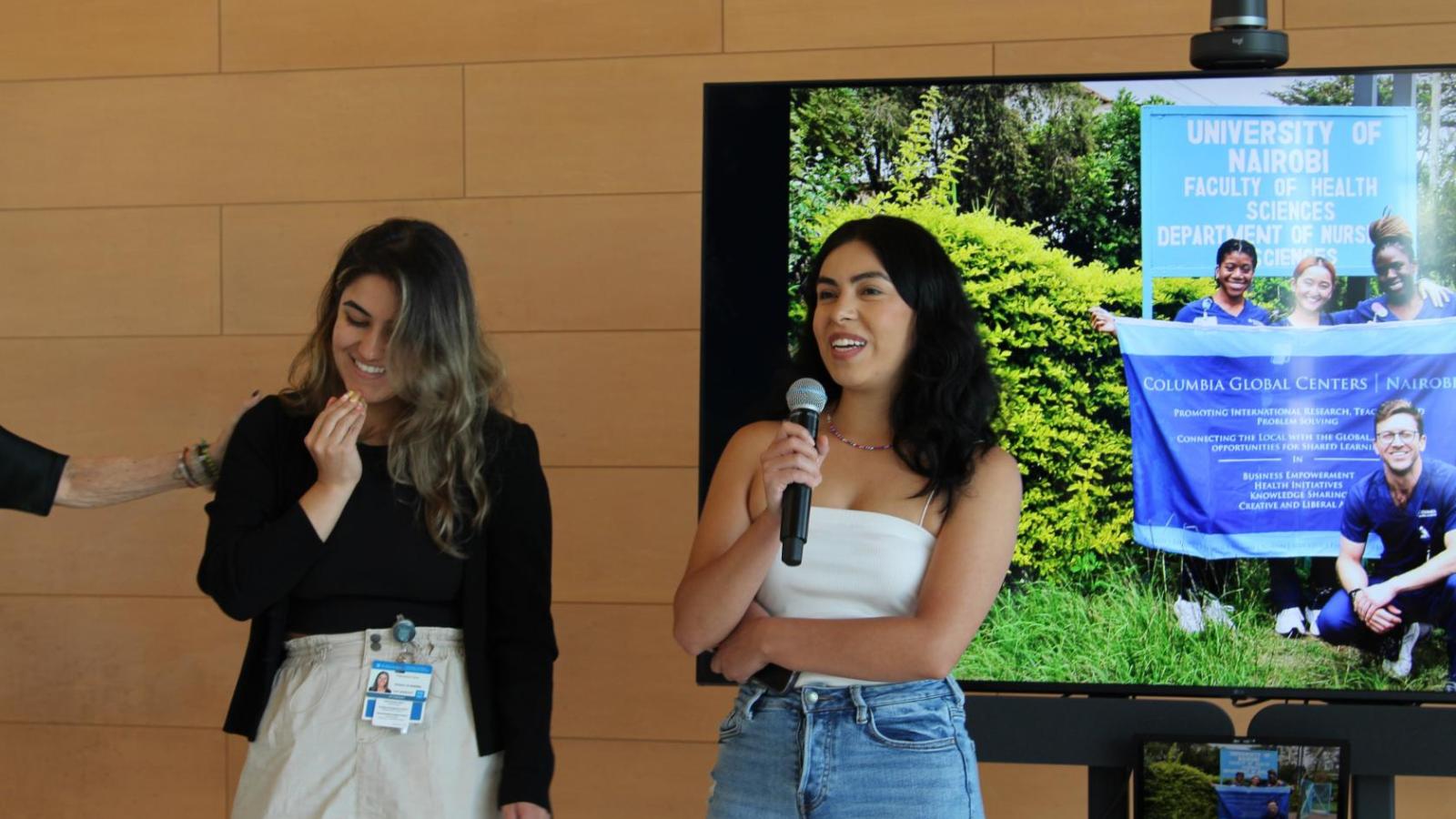 Students describe their placement experiences at the 2023 MDE Global Student Celebration
