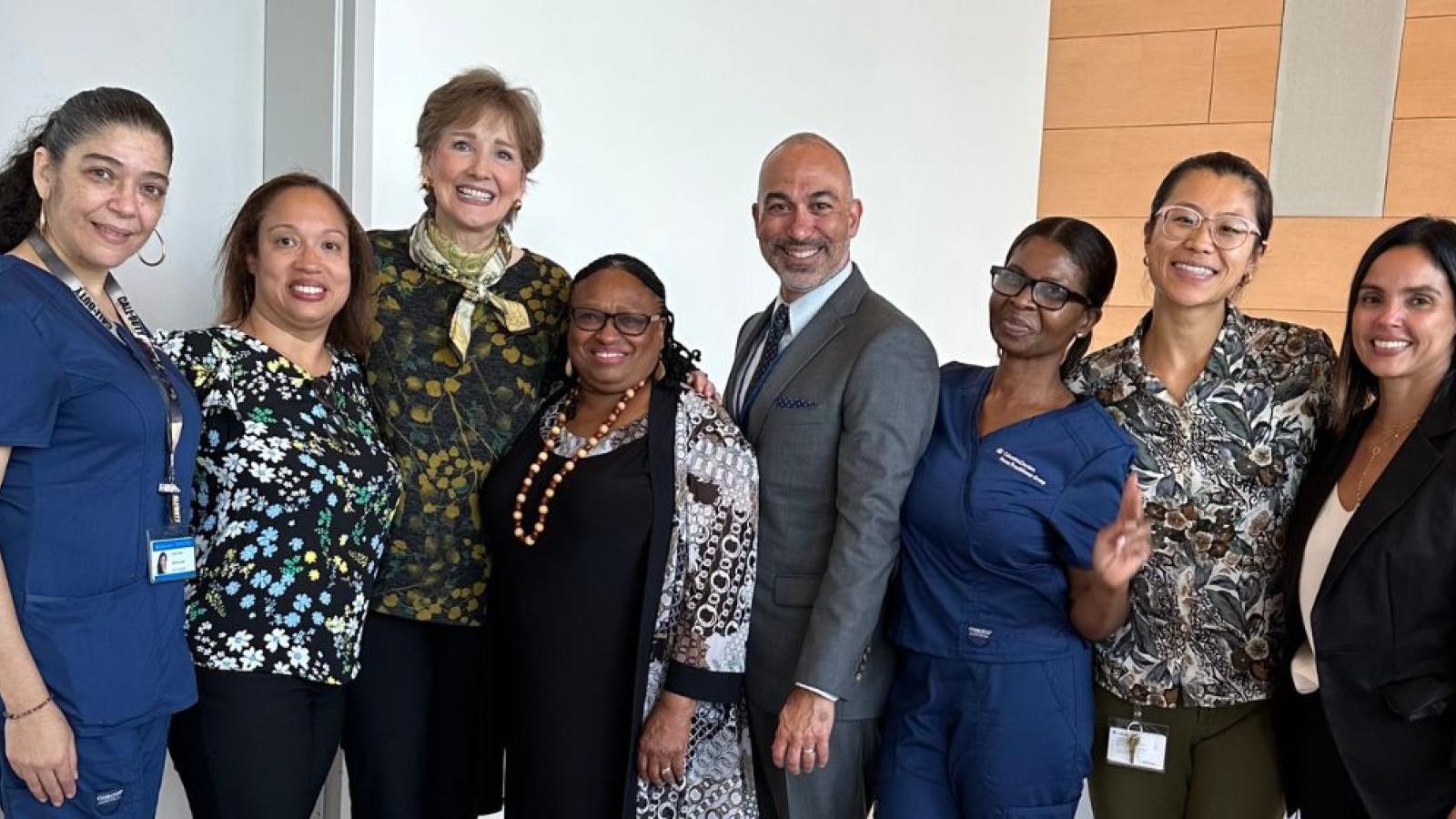 Group of colleagues and faculty from Columbia Nursing