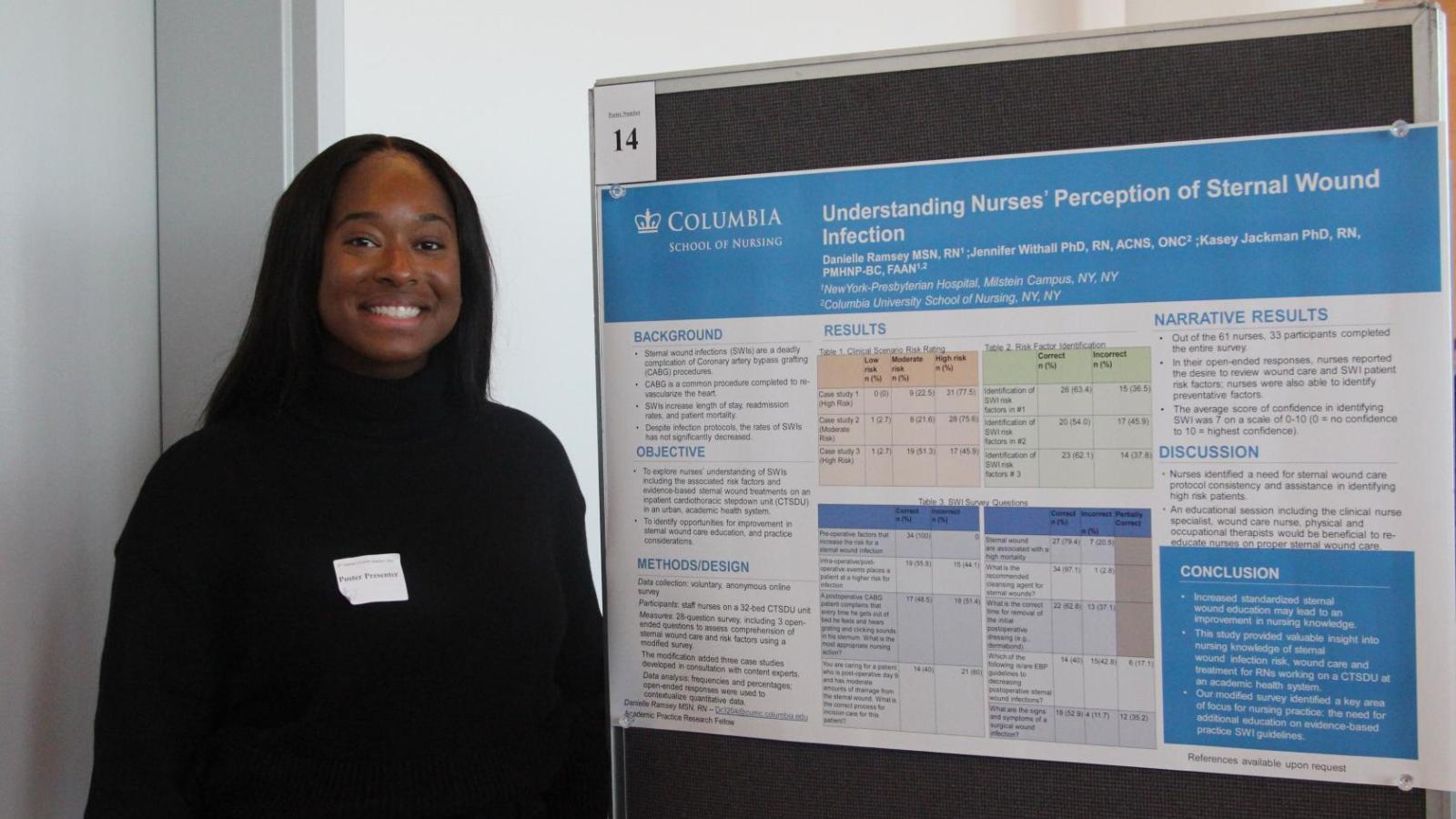 Columbia School of Nursing hosted its second annual Scholars’ Day. Organized by the Office of Scholarship and Research Development, the event showcased the work of PhD students, postdoctoral fellows, academic-practice research fellows, and research staff.