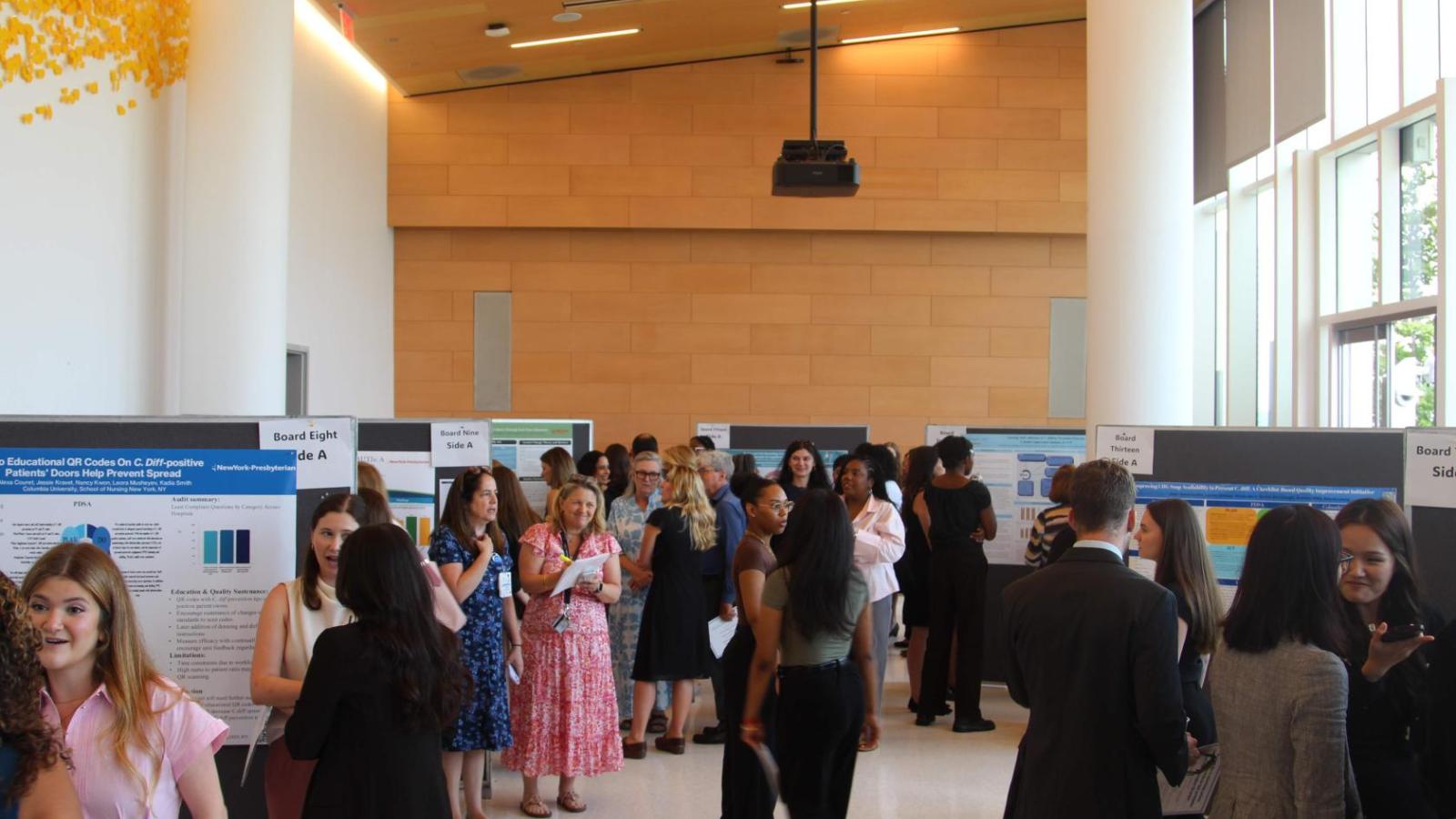 Students at 2025 QI Poster Session