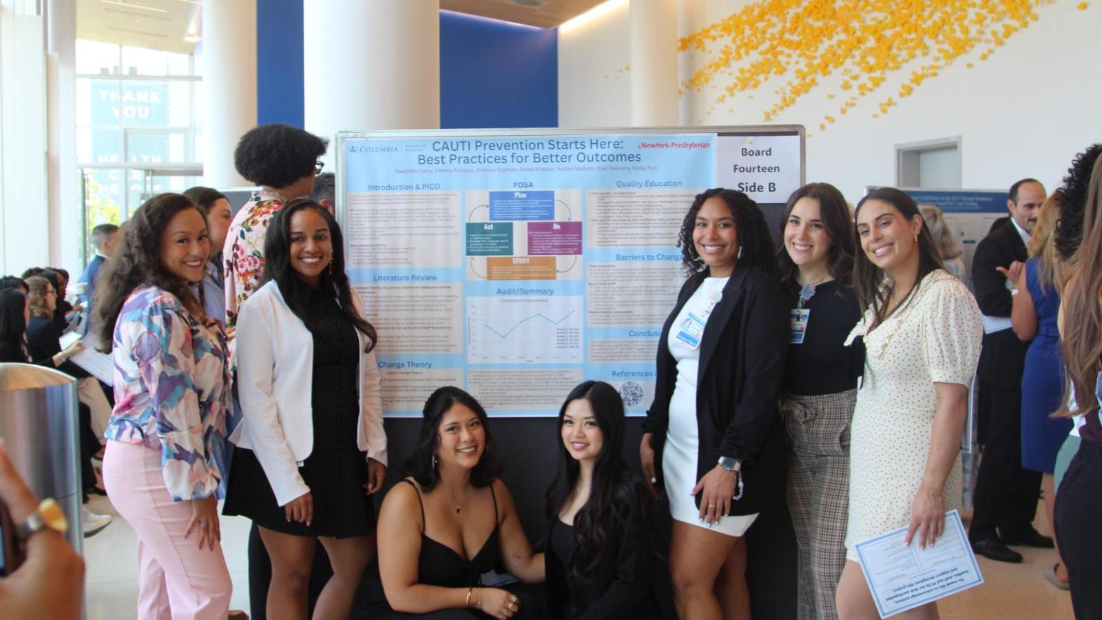 Students at 2025 QI Poster Session