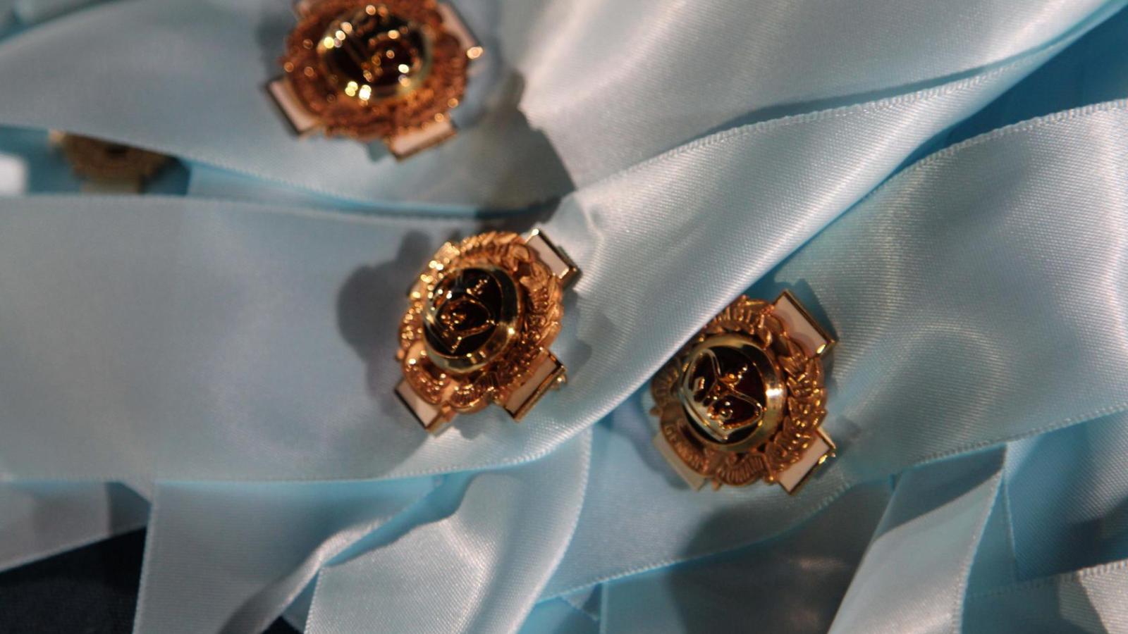 Pins from 2025 pinning ceremony