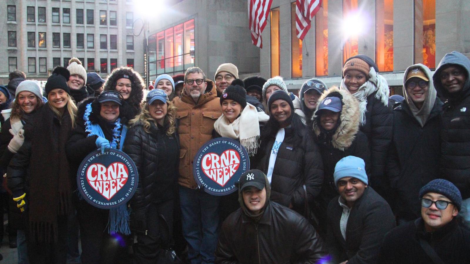 CRNA residents at the Today Show