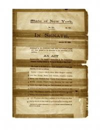 photo of the bill of incorporation of the Alumnae Association of the Presbyterian Hospital Training School for Nurses in the City of New York