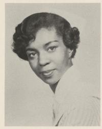 Headshot of young female African American nursing student.