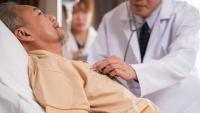 Chinese-speaking patient being seen by a doctor at the emergency department