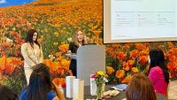 Turchioe and Pasklinsky present at Google AI Higher Ed Fellowship Institute
