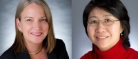 Photos of Patricia Stone, PhD, and Jinjing Shang, PhD