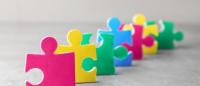puzzle pieces to represent autism