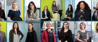 Collage of Columbia Nursing researchers in posed pictures.