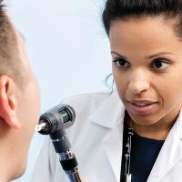 Nurse practitioner providing primary care.